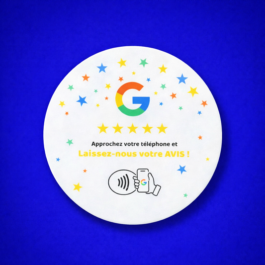 Plaque NFC adhésif GOOGLE